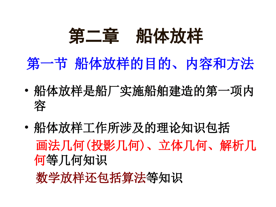 船体放样PPT课件_第1页