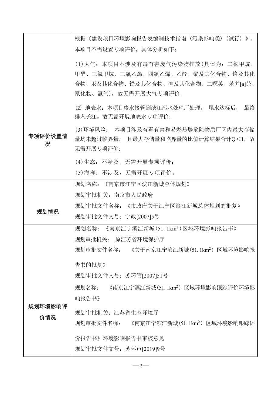 南京汉瑞生物科技有限公司医疗器械项目环境影响报告表_第5页