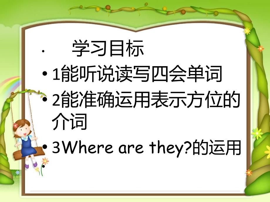 冀教版四年级英语下Lesson3_Where__are__they_第2页