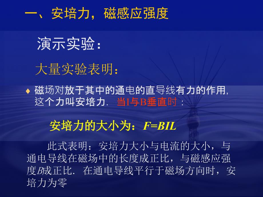 高二物理人教版选修3-1课件 《磁感应强度》2_第4页