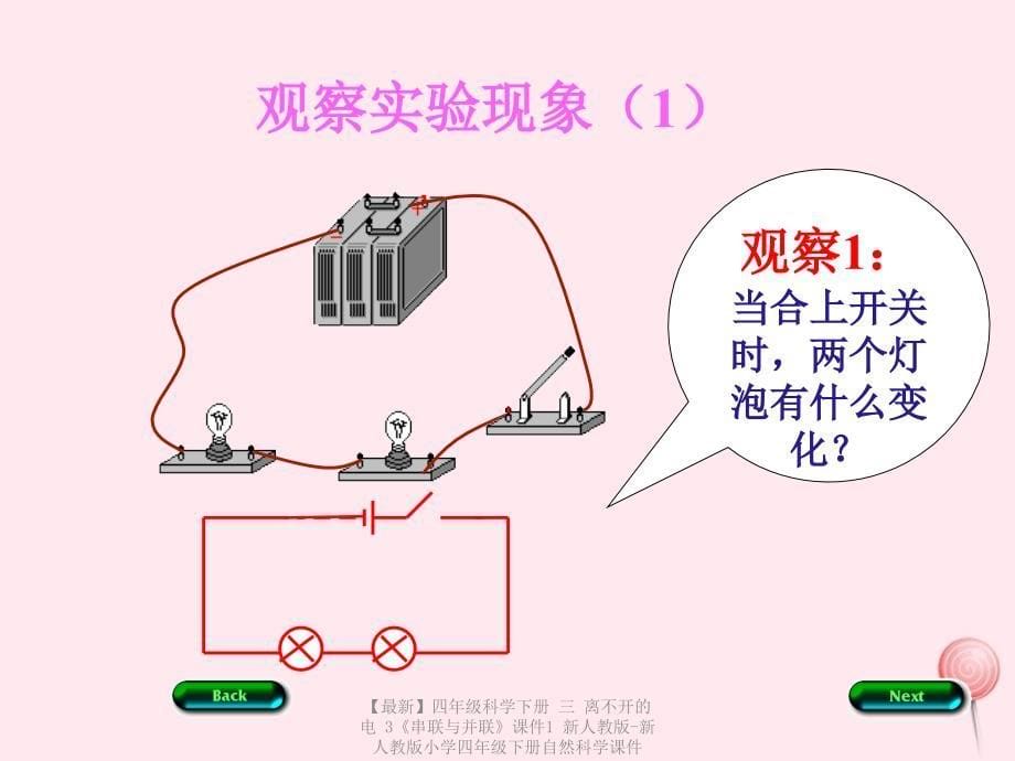 最新四年级科学下册三离不开的电3串联与并联课件1新人教版新人教版小学四年级下册自然科学课件_第5页