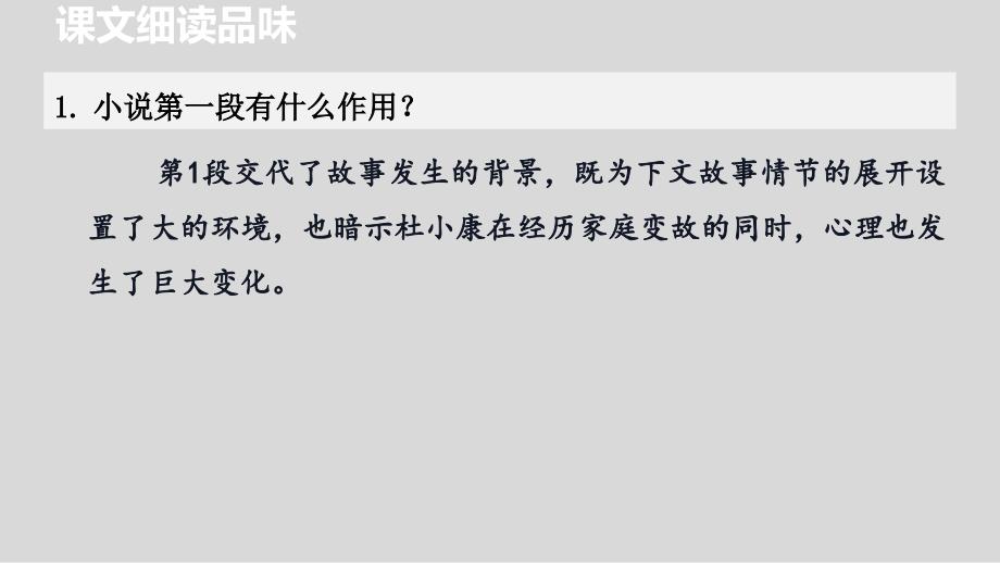 新统编部编版九年级语文上册《孤独之旅》第二课时教学课件_第3页