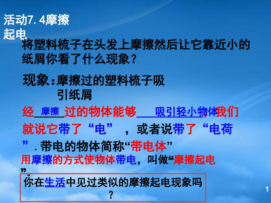 江苏省兴化市昭阳湖初级中学八级物理下册7.2静电现象课件苏科_第2页