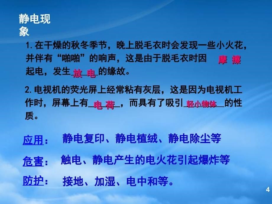 江苏省兴化市昭阳湖初级中学八级物理下册7.2静电现象课件苏科_第5页