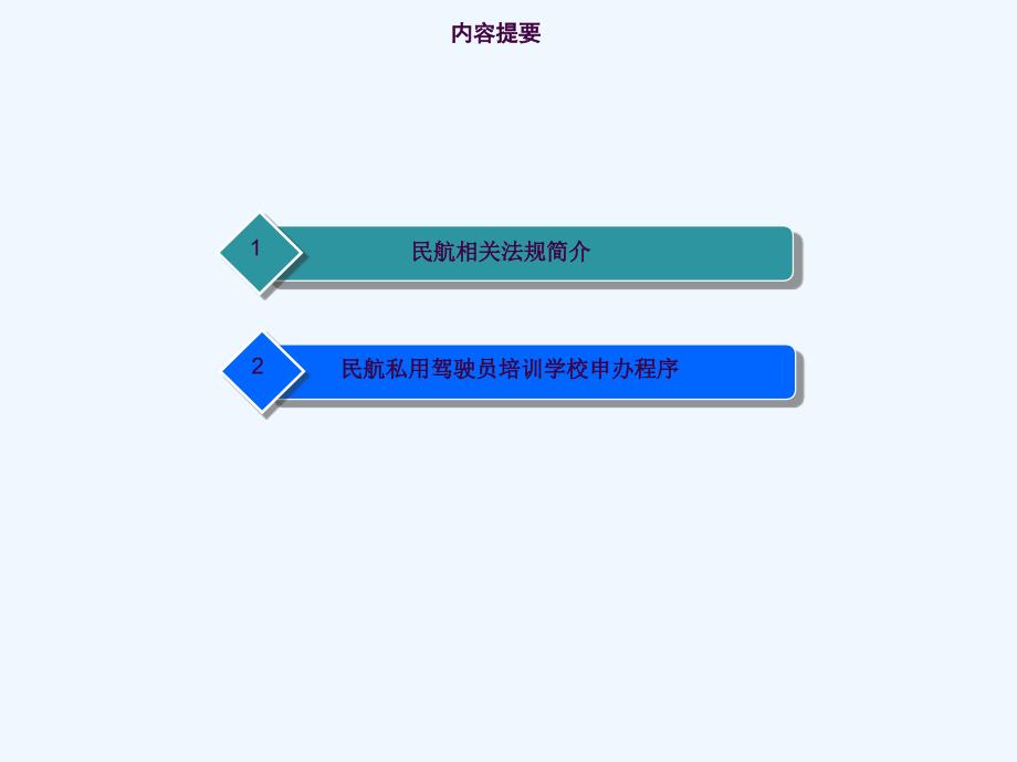 民航法规与飞行培训学校申办程序ppt课件_第2页