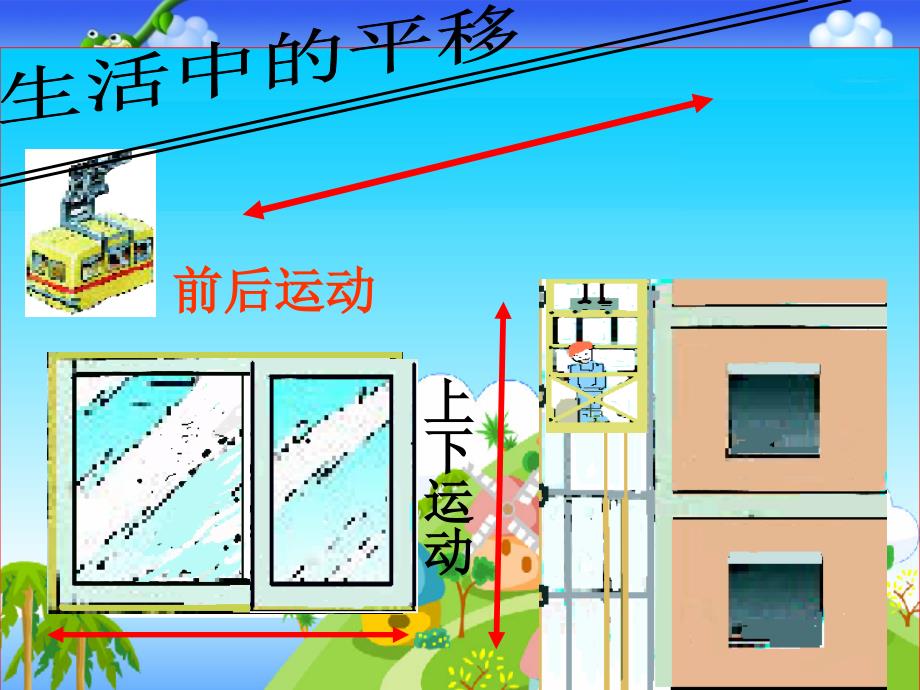 人教版二年级数学下册《平移和旋转》_第3页