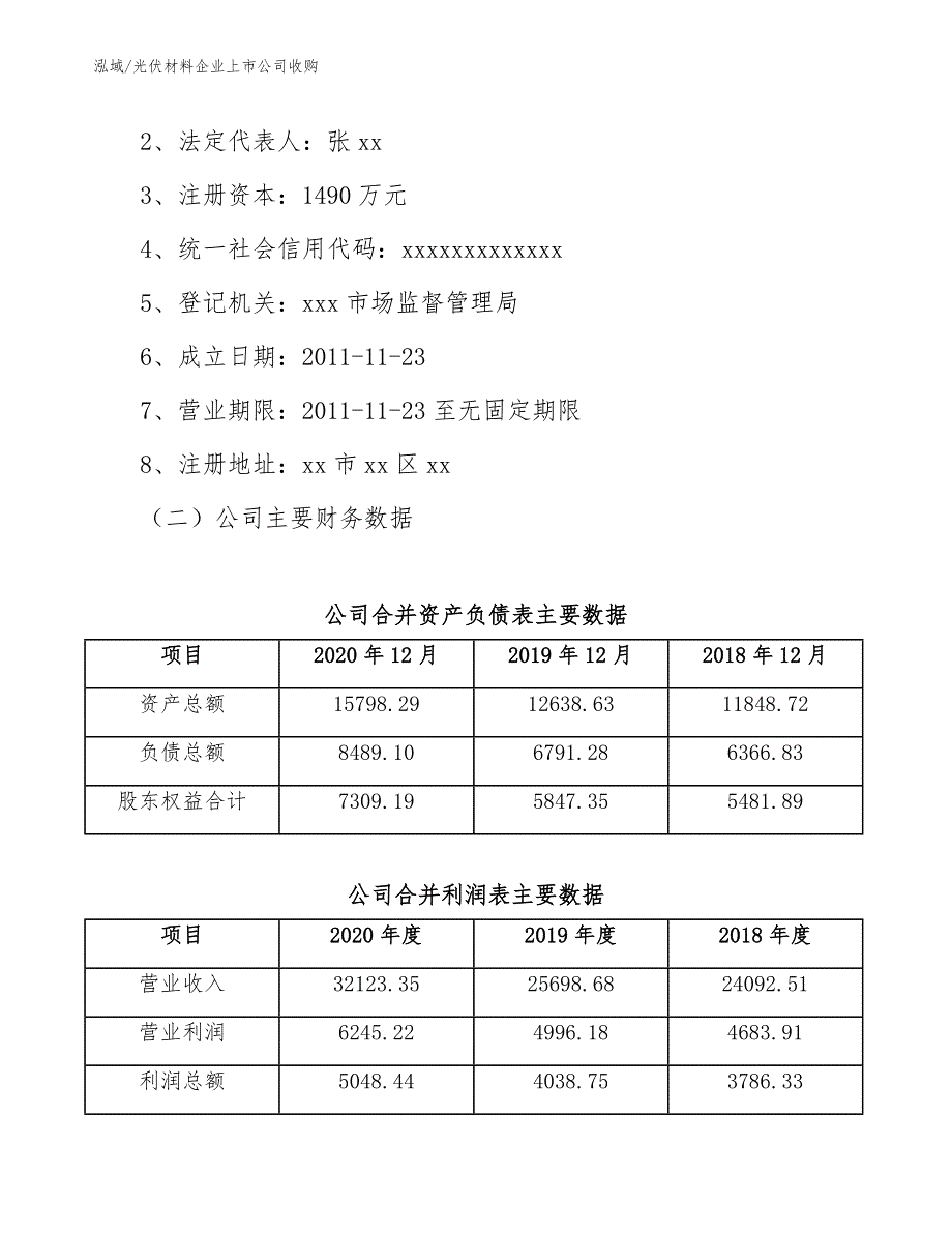 光伏材料企业上市公司收购_第2页