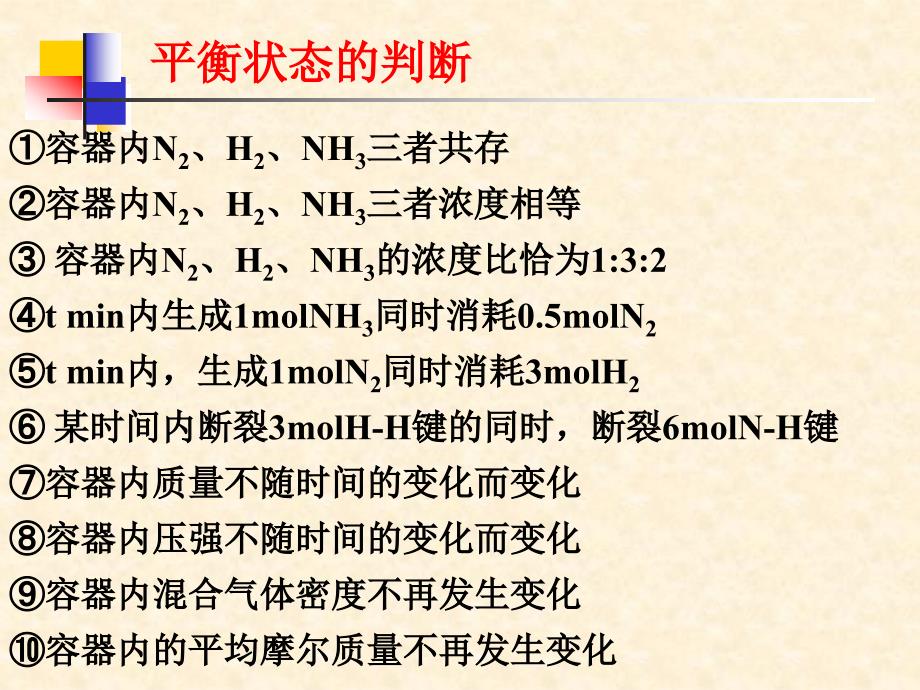 高中化学有关化学平衡的总课件选修四.ppt_第3页