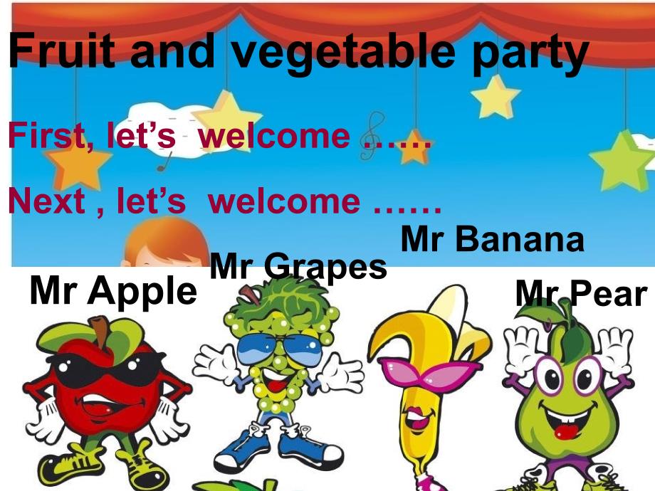 剑桥一级上unit7Fruitandvegetableparty_第4页