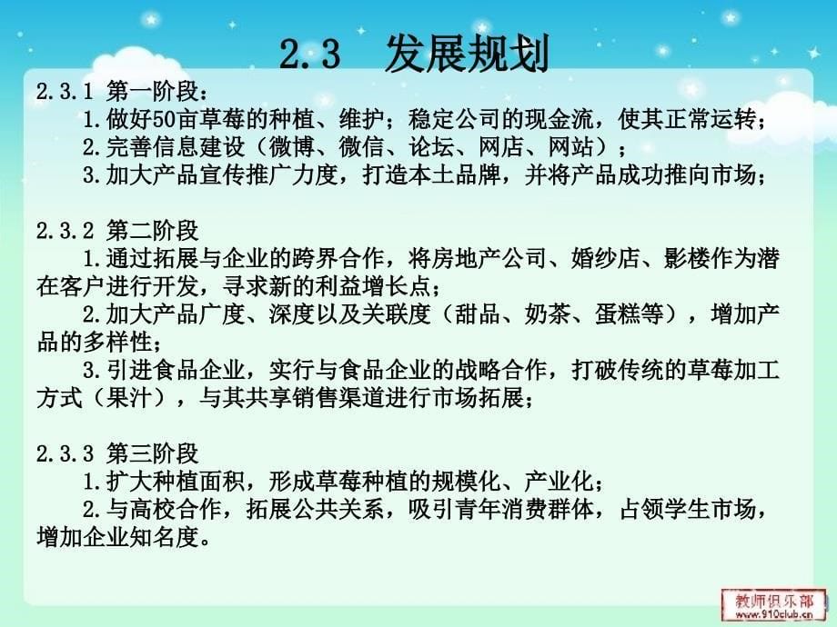 草莓创业计划书PPT_第5页