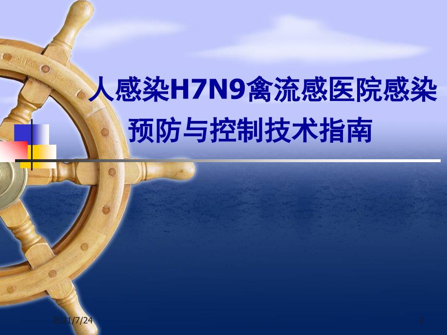 H7N9医院感染防控措施PPT课件_第1页