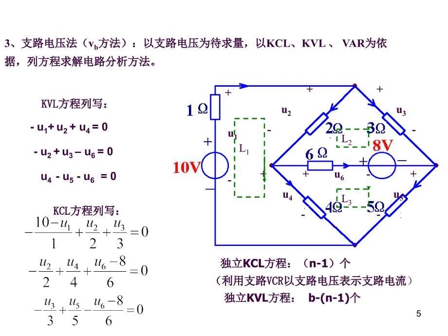 电路原理3电路的分析方法ppt课件_第5页