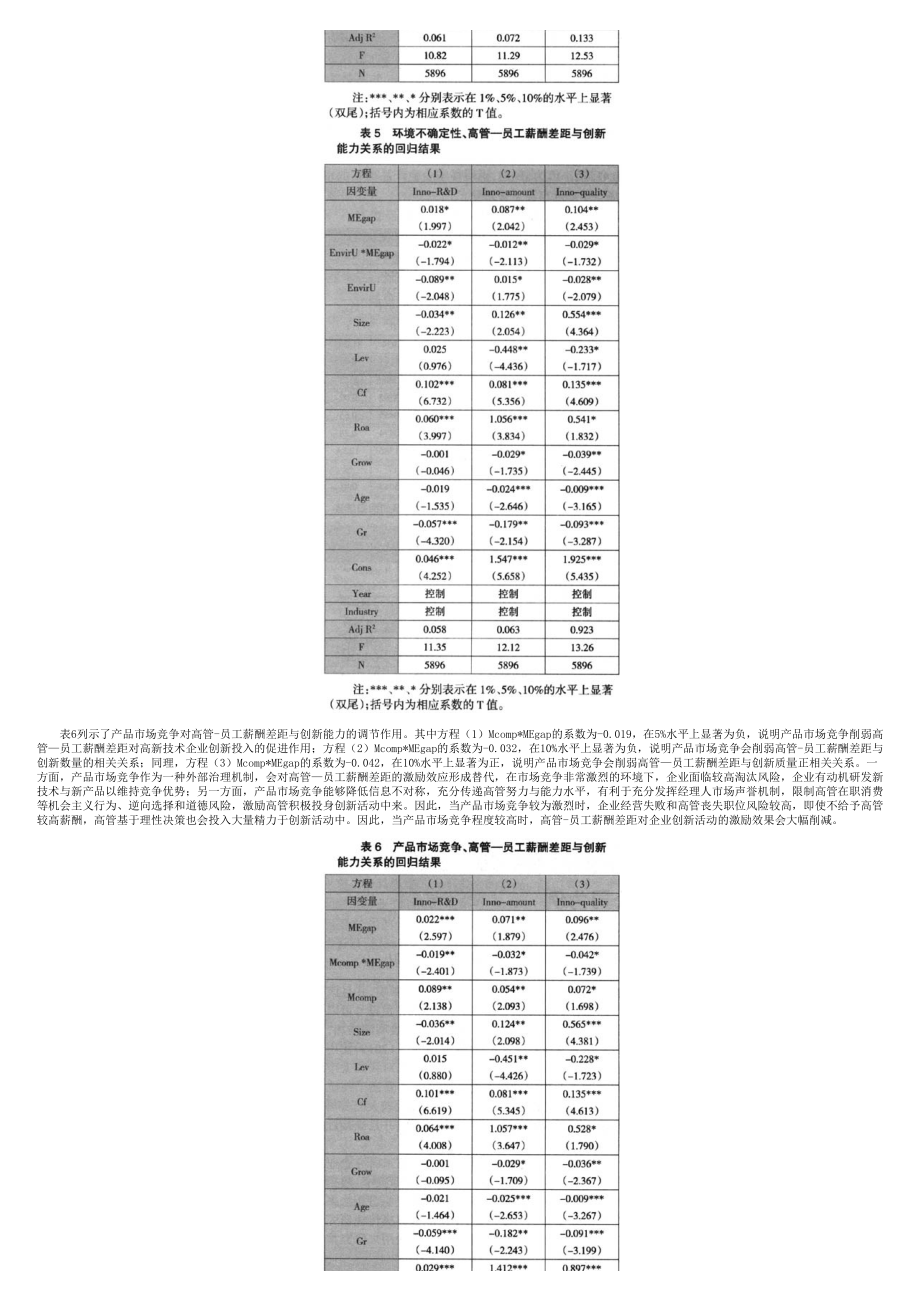 制度环境特征、薪酬差距与创新能力研究——基于高新技术企业的研究_第4页