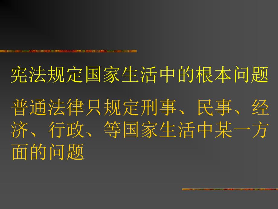 九年级政治宪法是国家的根本大法课件_第4页