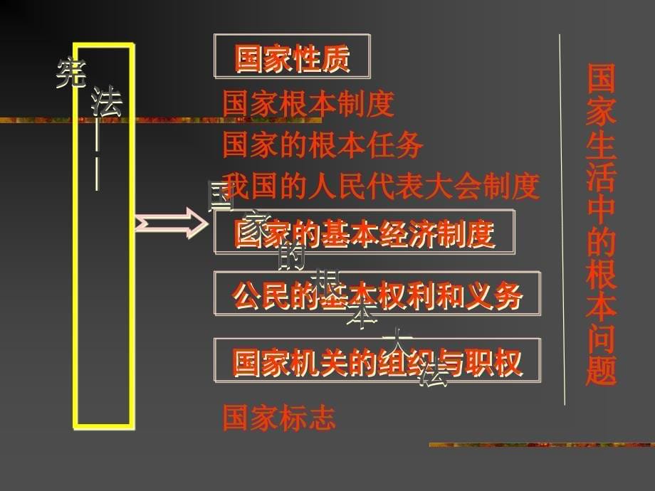 九年级政治宪法是国家的根本大法课件_第5页