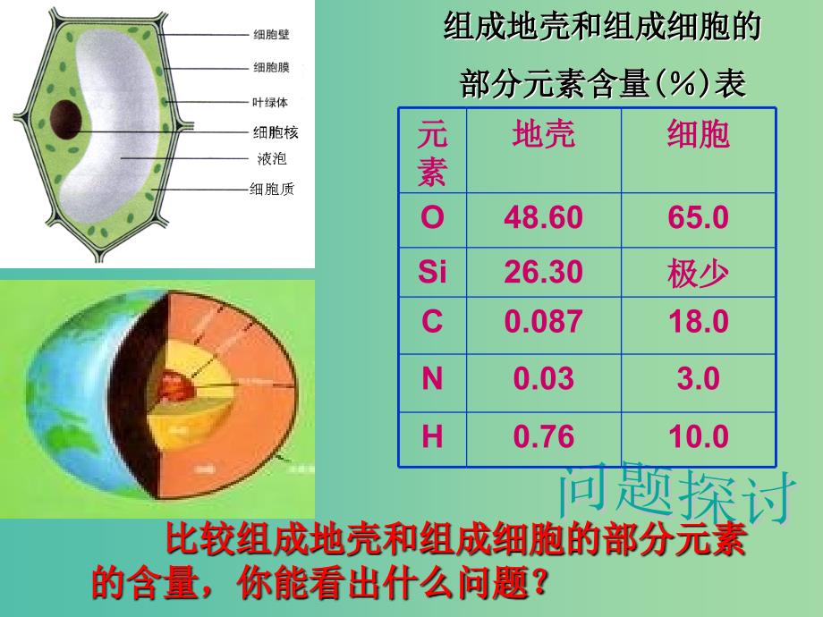 高中生物 2.1 元素和化合物课件 新人教版必修1.ppt_第3页