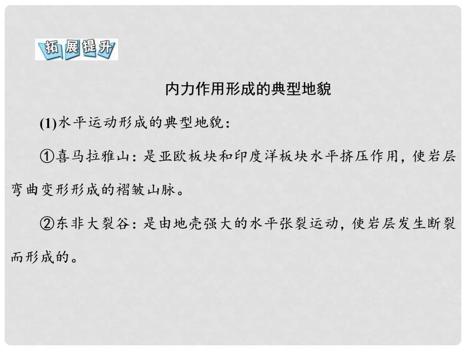 高考地理一轮复习 第一部分 自然地理 第5章 地表形态的塑造 14 营造地表形态的力量课件_第5页