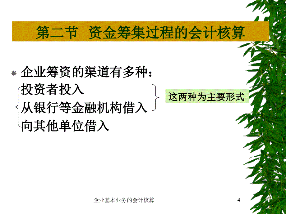 企业基本业务的会计核算课件_第4页