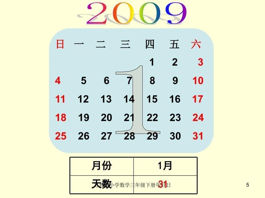 苏教版小学数学三年级下册年月日课件_第5页