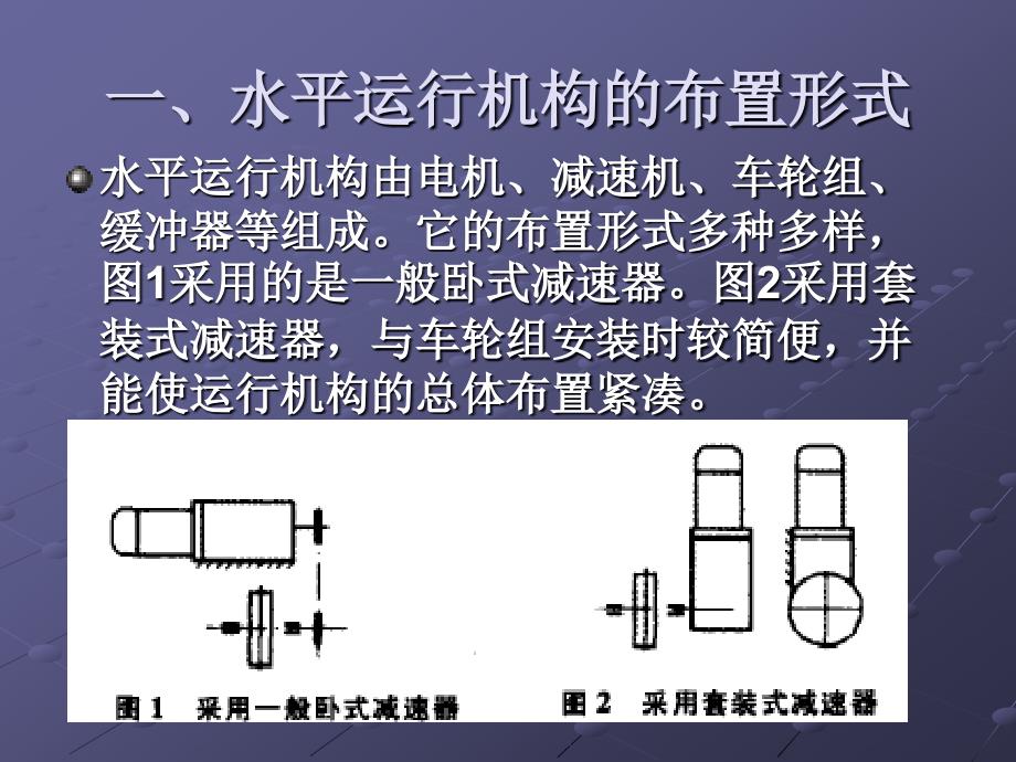 堆垛机水平运行机构的设计课件_第2页