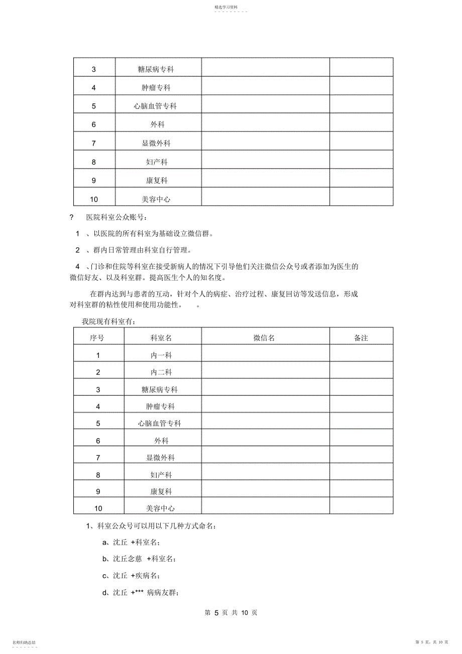 2022年关于医院公众号推广的方案_第5页