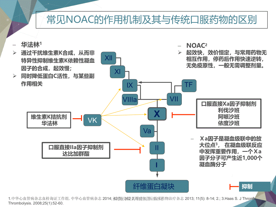 新型抗凝药物的临床应用培训课件_第4页