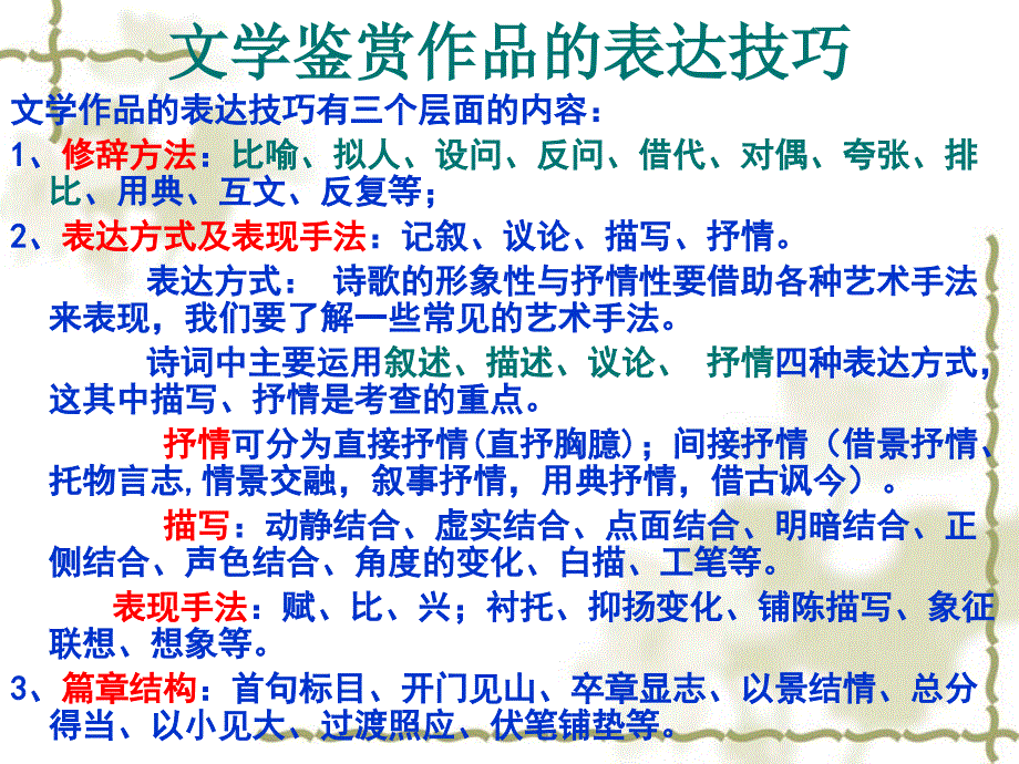 诗歌的表现手法我的.ppt_第2页