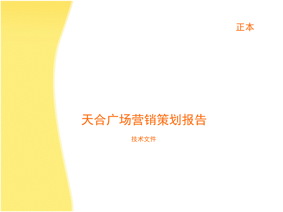 天合广场商业综合体项目营销策划报告销售推广策略_第1页