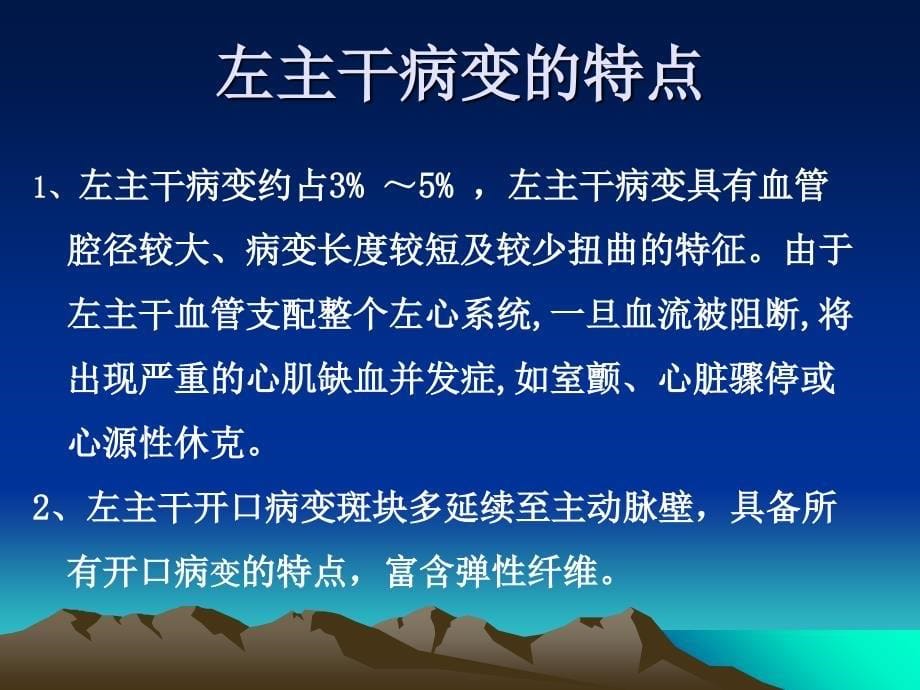 左主干病变的介入治疗策略_第5页