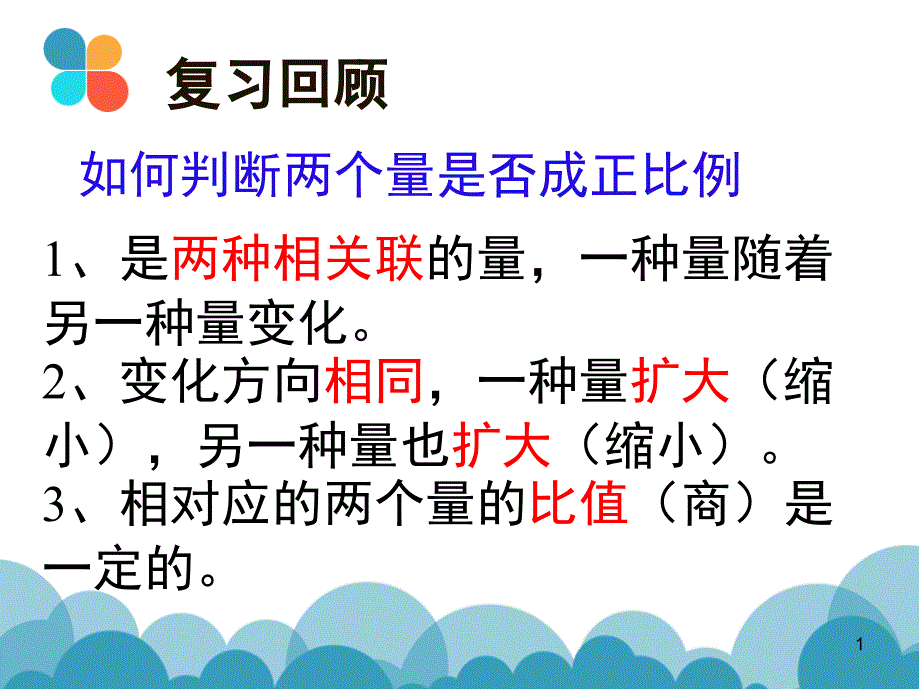 六年级反比例公开课的课堂PPT_第1页