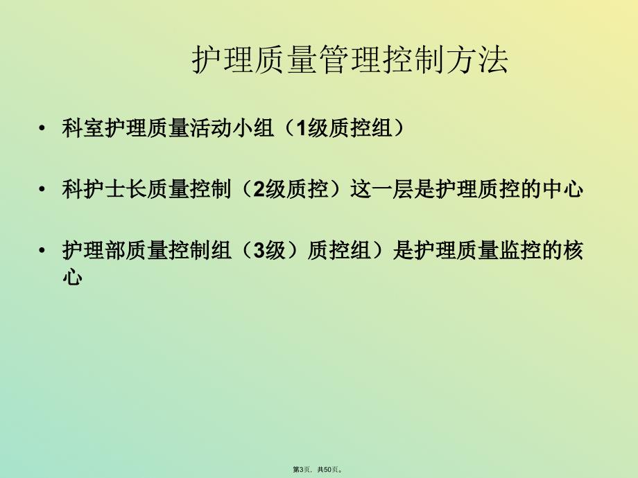 护理重点环节质控检查制度护理质量管理持续改进措施(与“护理”有关共50张)课件_第3页