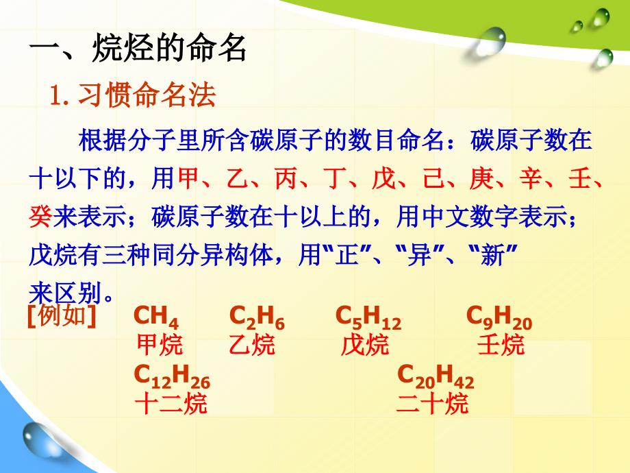 第一节有机物的命名和同分异构体书写_第2页