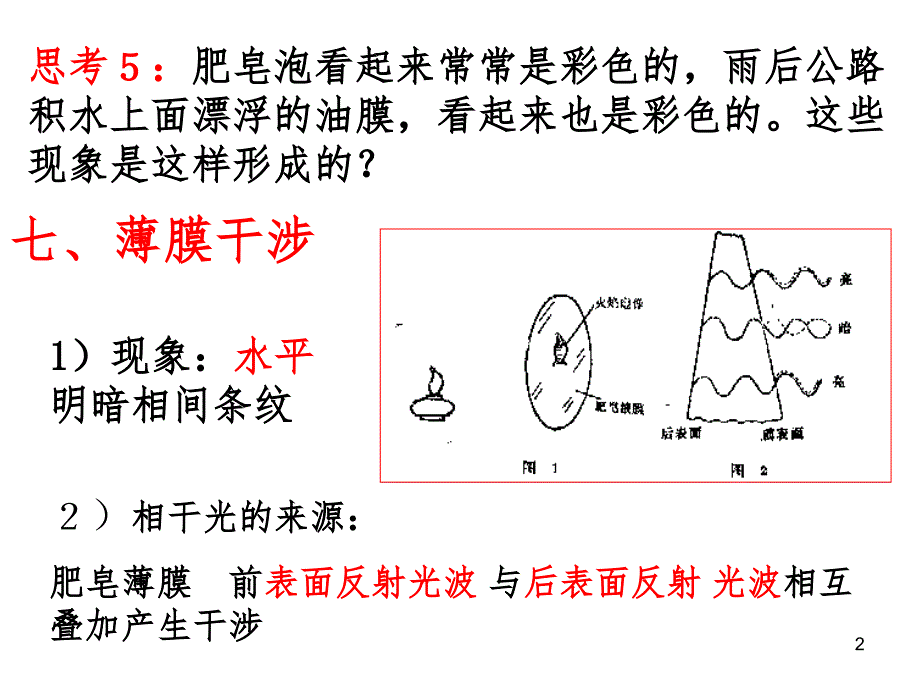 薄膜干涉(课堂PPT)_第2页