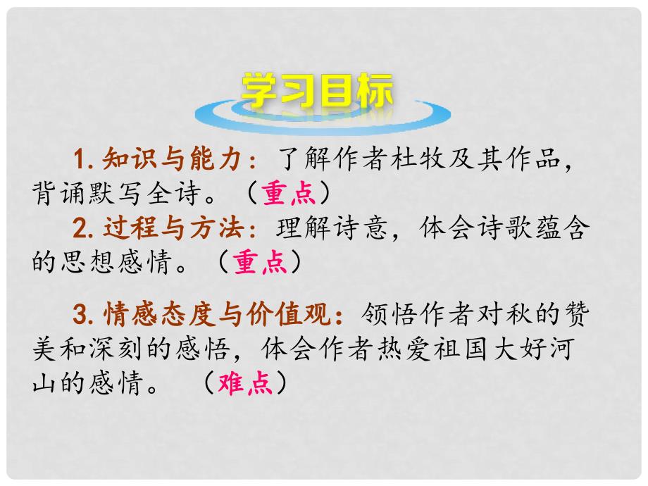 山东省成武县七年级语文上册 3 山行课件 北师大版_第4页