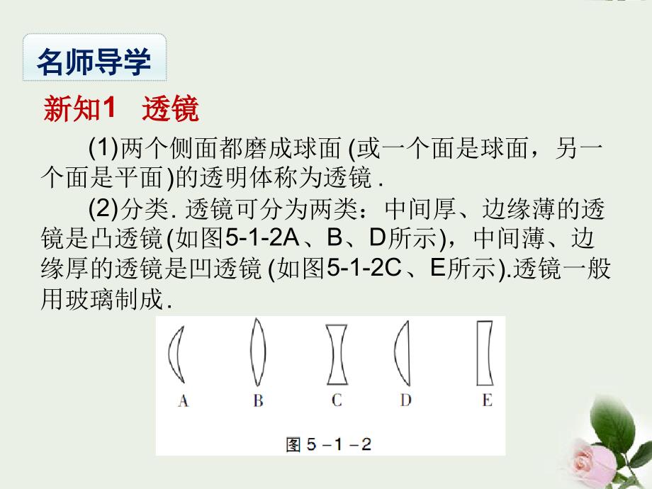 八年级物理上册第5章第1节透镜课件1新版新人教版_第2页