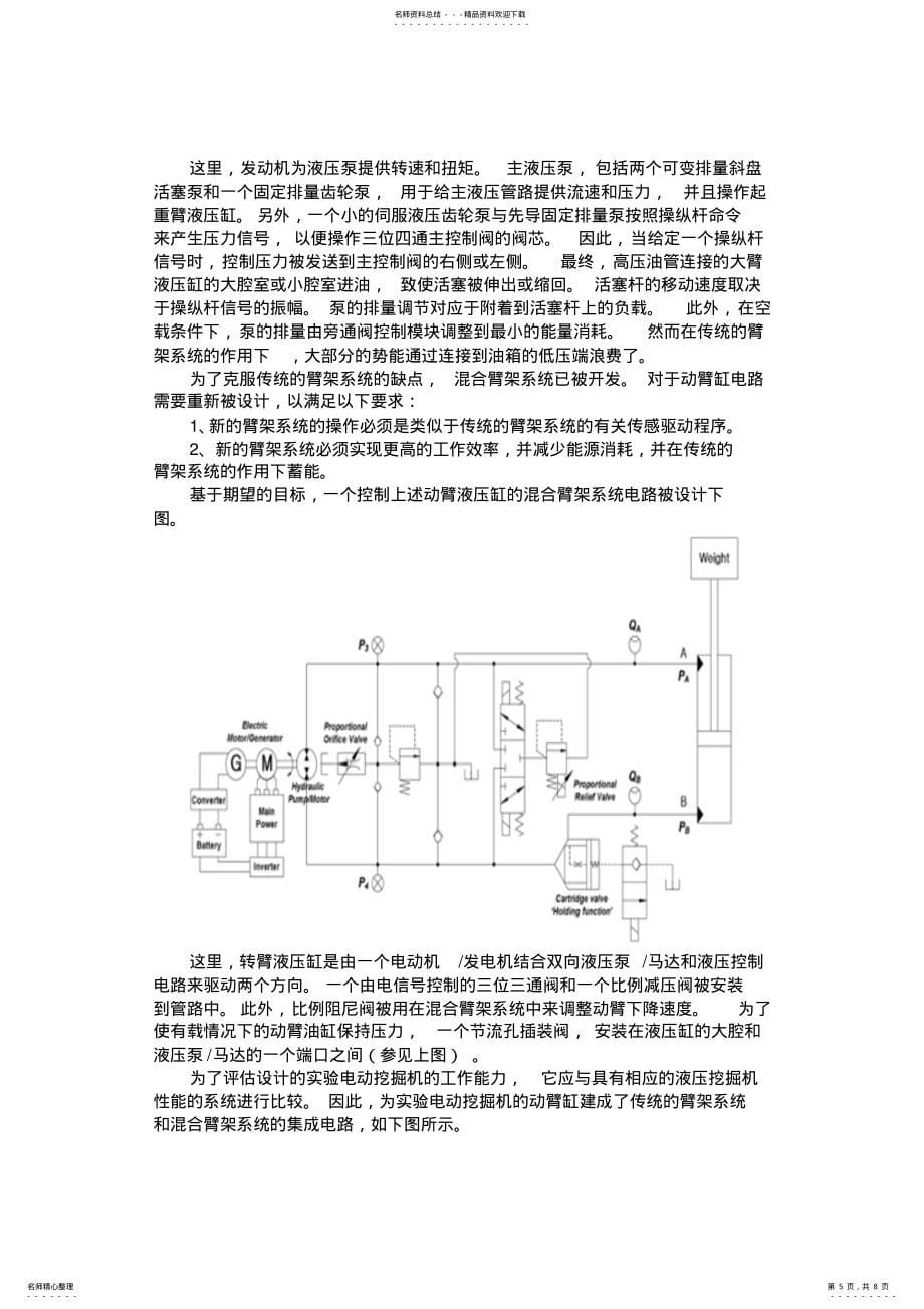 小型液压挖掘机设计_第5页