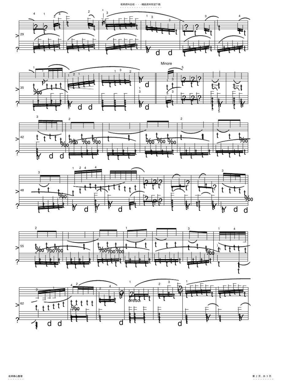 小奏鸣曲.Op.20No.1第二乐章回旋曲杜赛克原版五线谱钢琴谱正谱乐谱_第2页