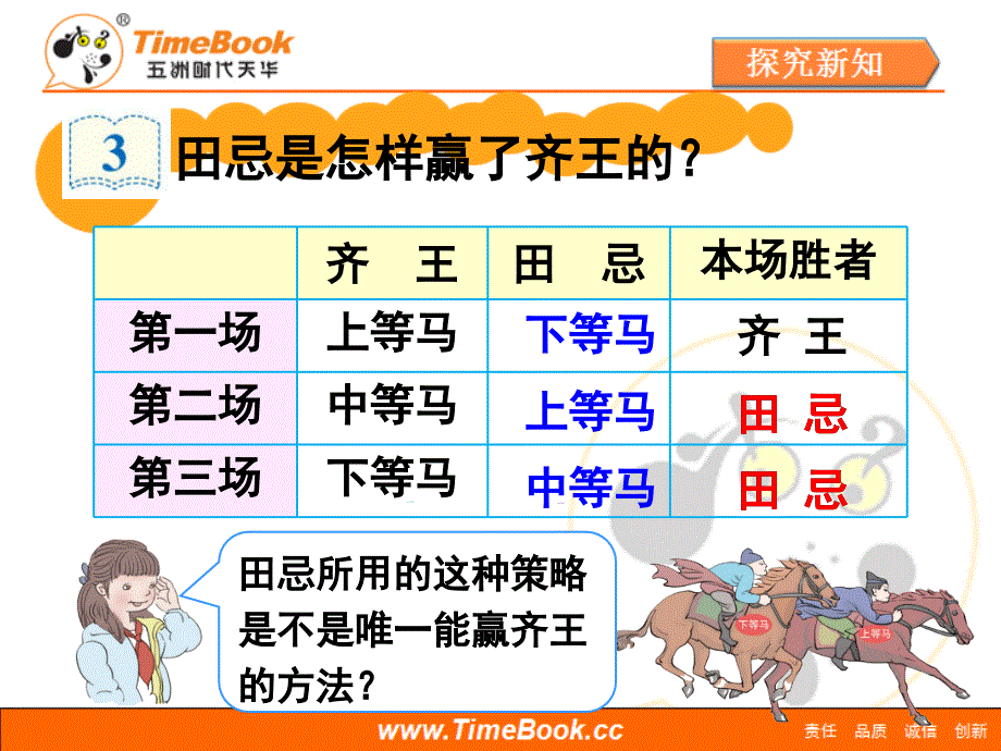 第八单元第三节《田忌赛马（例3）》教学课件_第4页