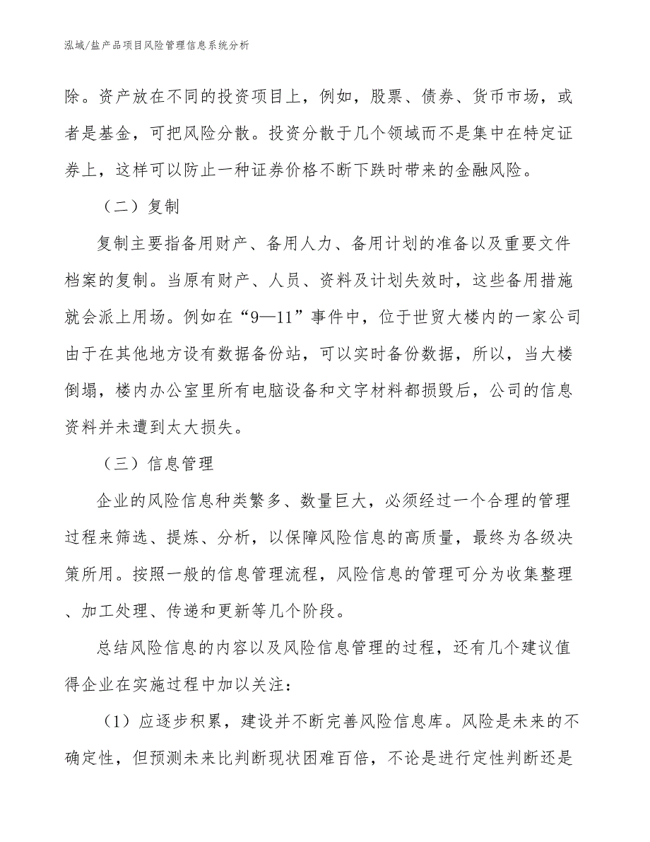 盐产品项目风险管理信息系统分析_第3页