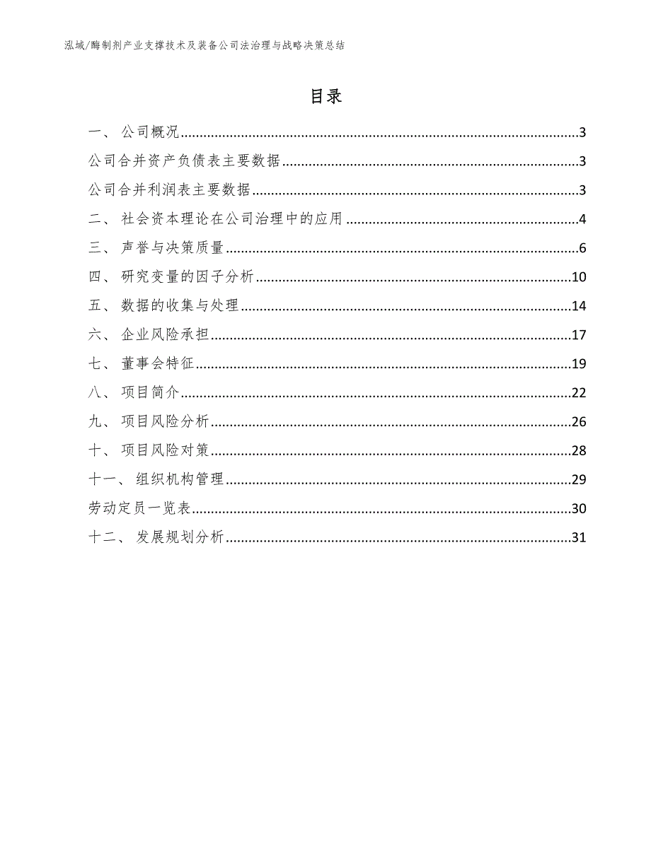 酶制剂产业支撑技术及装备公司法治理与战略决策总结（参考）_第2页