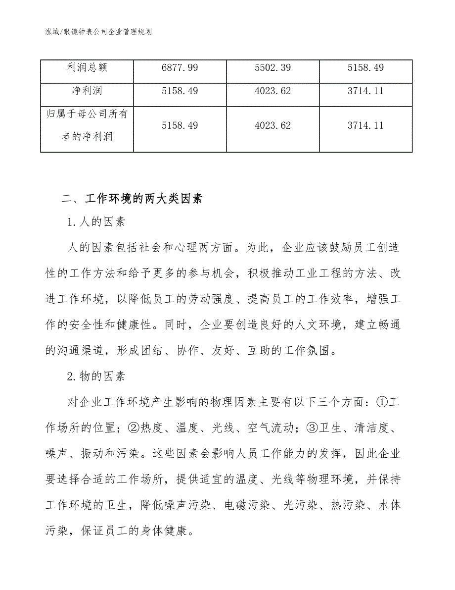 眼镜钟表公司企业管理规划_参考_第4页