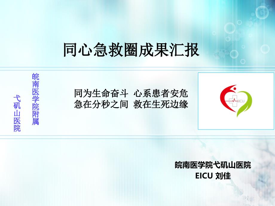 EICU品管圈课件_第1页