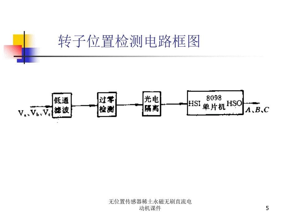 无位置传感器稀土永磁无刷直流电动机课件_第5页