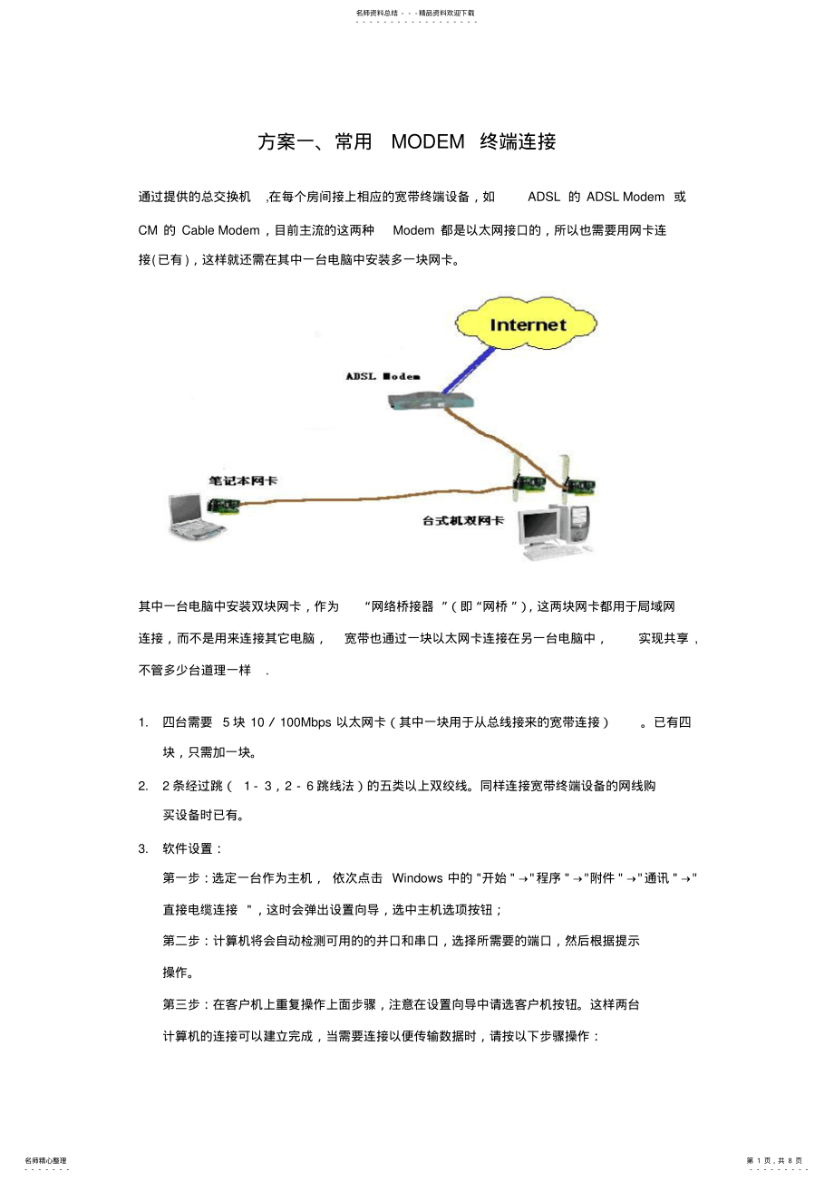 小企业网络组建方案_第1页