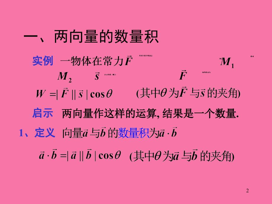 第八章第2节数量积向量积混合积1ppt课件_第2页