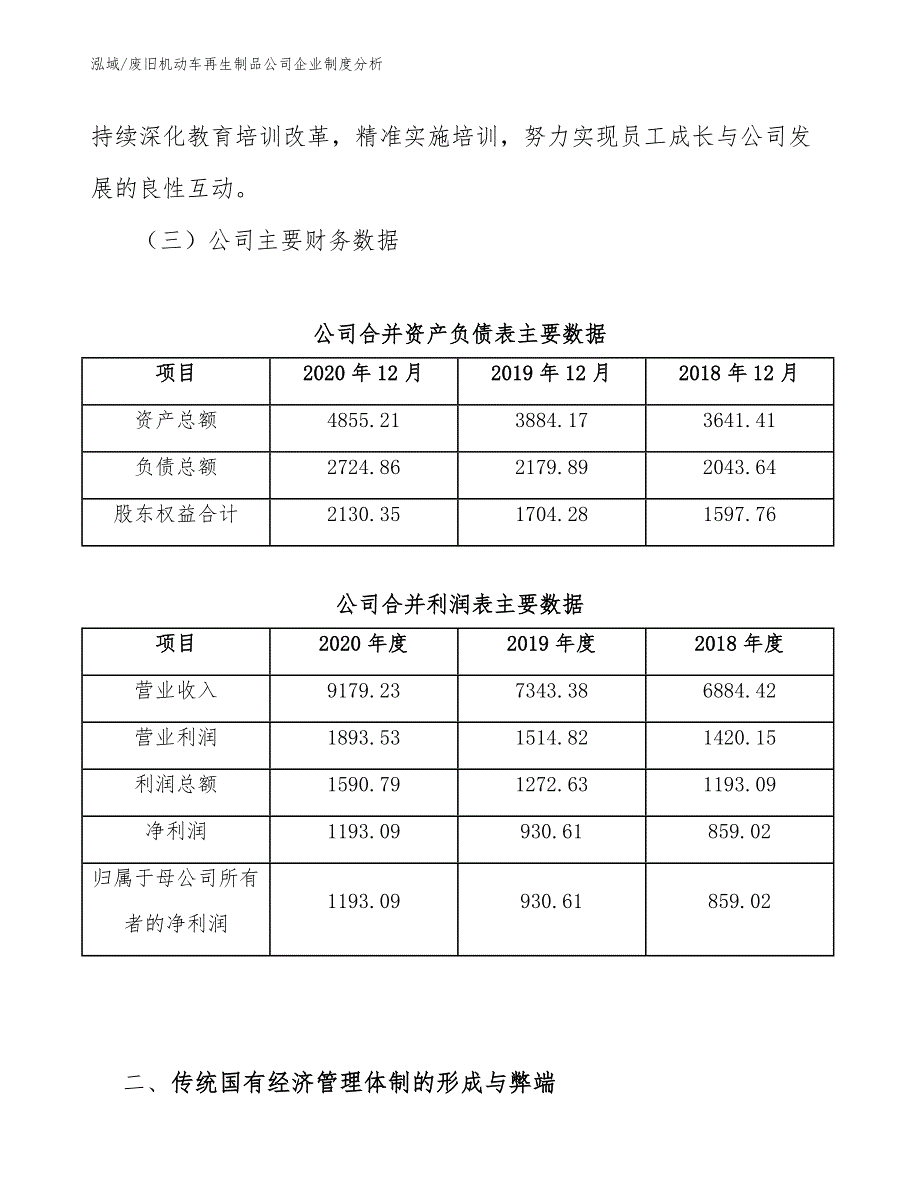 废旧机动车再生制品公司企业制度分析_第4页