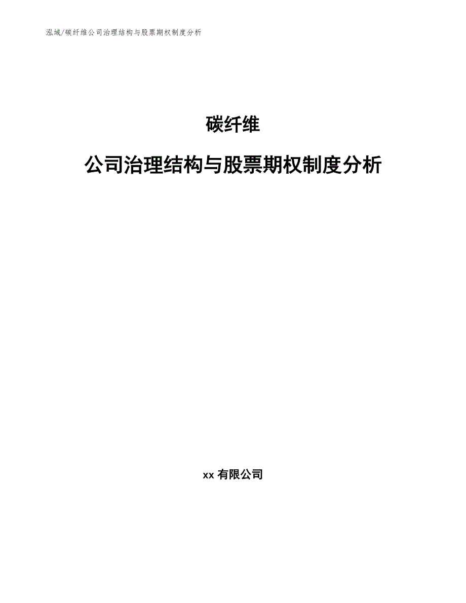 碳纤维公司治理结构与股票期权制度分析_第1页