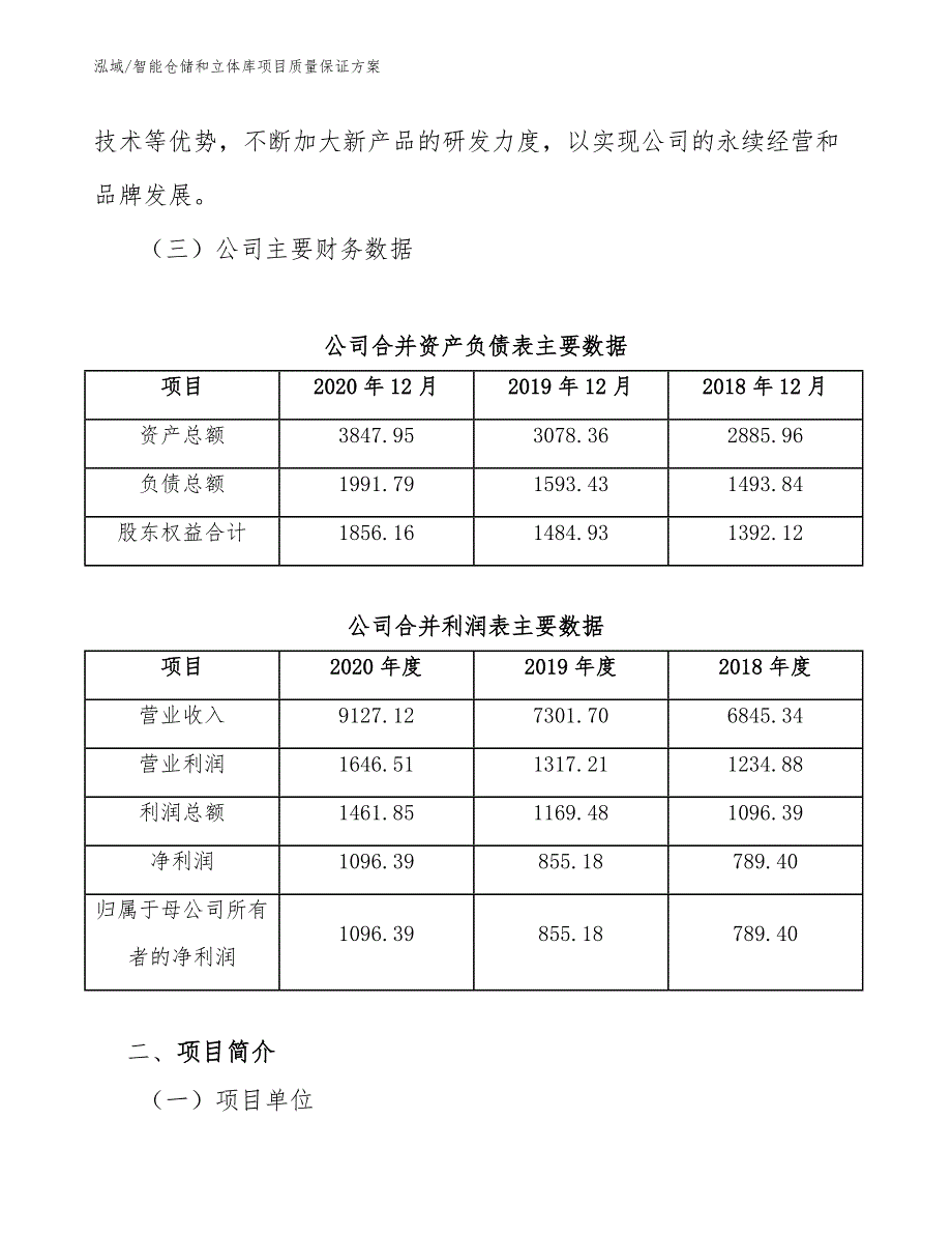 智能仓储和立体库项目质量保证方案_第4页