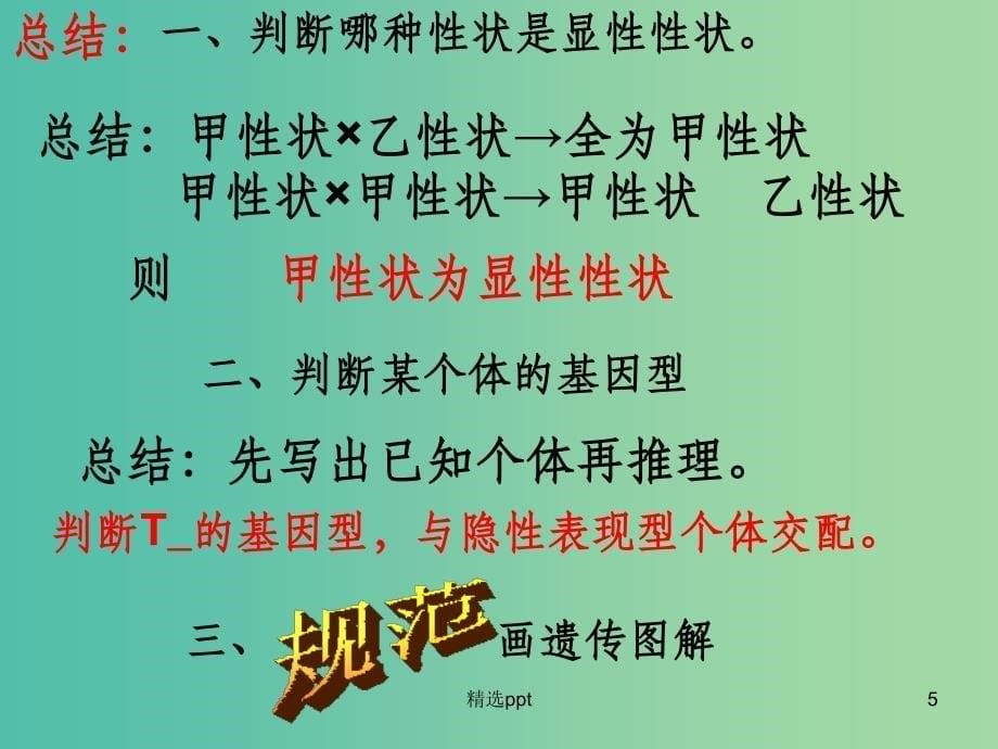 八年级生物上册4.4.3性状的遗传3课件济南版_第5页