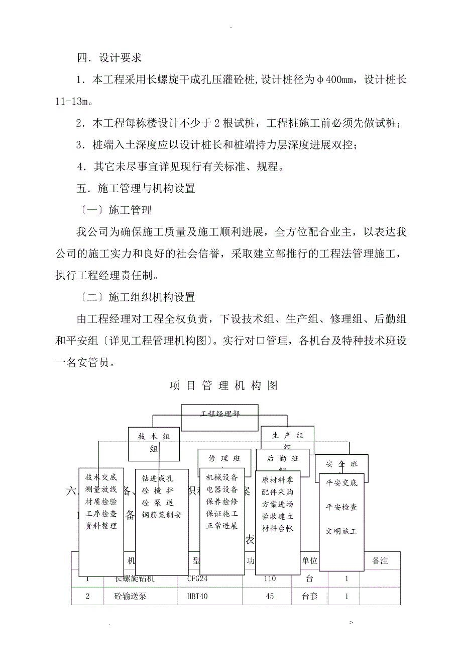 长螺旋桩工程施工组织设计及对策_第2页